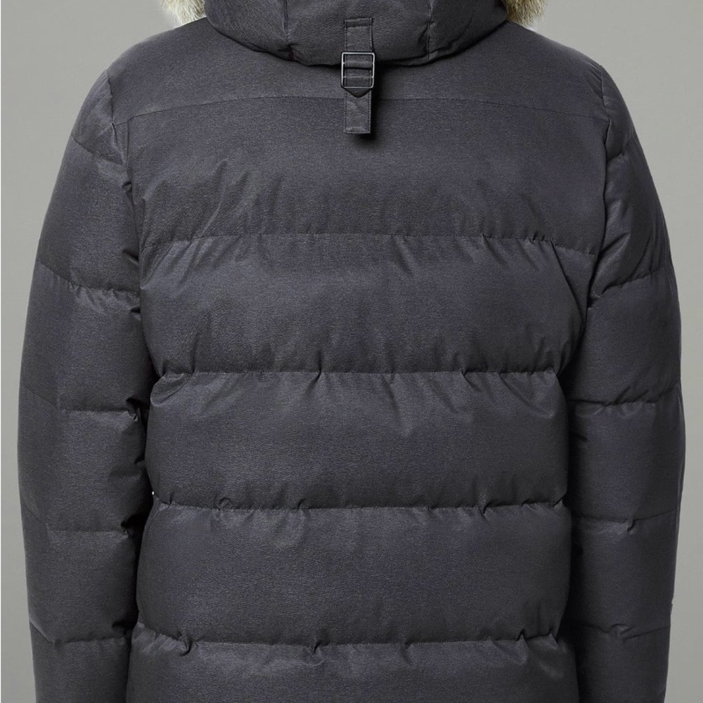 Triple Fat Goose Colburn Men's Charcoal Parka - Picture 2 of 9